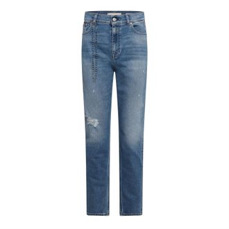 Replay Dames Replay Kiley Tapered-Fit Jeans in Blauw