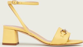 L.k. Bennett Womens Naomi Formal sandals, Yellow Leather - Size UK 7