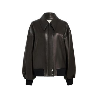 Khaite Shelman Leather Jacket