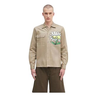 Sky High Farm Daisy Workshirt - Shirts - Hombre - Beige - S