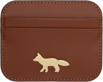 【関税込み】Boogie Card case - Maison Kitsune - Leather - Pi Boogie Card case - Maison Kitsune - Leather - Pink