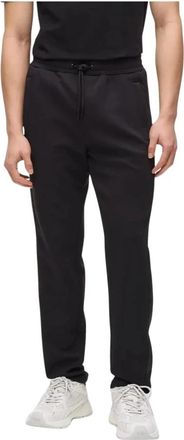 Karl Lagerfeld Sportbroek met Logobandaccent - Heren - Sweatpants - Zwart - M - Broeken