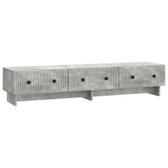 vidaXL Mueble De Tv Con Caj&oacute;n Gris Hormig&oacute;n 147 X 34,5 X 30 Cm Vidaxl
