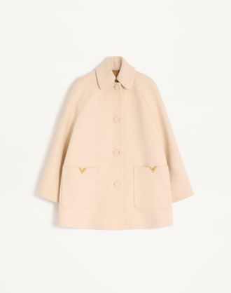 Valentino Caban In Wool Drap Donna BETULLA 36