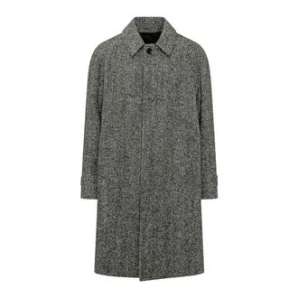 Lardini Lange Jas - Heren - Mantel - Grijs - XL - Wol - Jassen