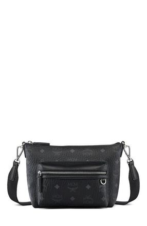 MCM Aren Crossbody in Visetos in Black at Nordstrom