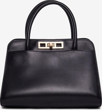 Fabiana Filippi Glattlederhandtasche Trapeze Medium