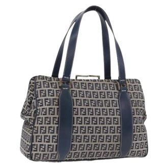 Fendi Pre-owned Zucchino Canvas Hand Bag - Dames - Vintage Handtas - Veelkleurig - ONE Size - Leer - Vintage