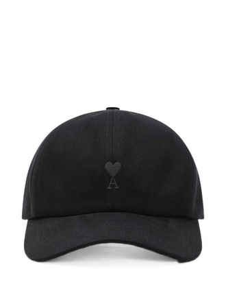 Ami Black Ami de Coeur Embroidery Cap