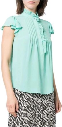 Twinset Blouses - Dames - Blouses - Blauw - M - Overhemden
