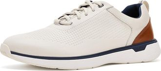 Johnston & Murphy XC4 Prentiss 2 Embossed U-Throat Mens Shoes White Waterproof Full Grain : 11.5 M (D), Leather