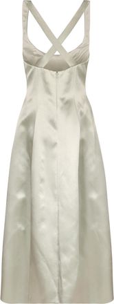 Philosophy di Lorenzo Serafini Womens Cross Back Dress - Ivory - Size EU 42 (Womens)