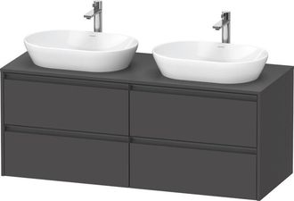 Duravit Duravit Ketho.2 Mueble Bajo Lavabo, Recorte Para Lavabo En Ambos