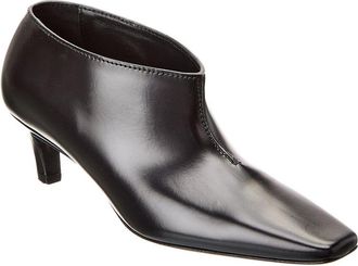 Toteme The Wide Leather Bootie