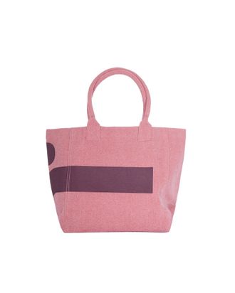 Isabel Marant Womens Tote Bag Yenky Antik Pink Cotton Handbags Hand