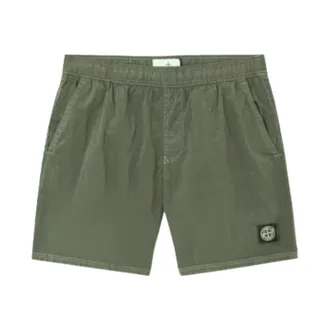 Stone Island Badmode, Heren, Groen, XL, Nylon, Iridescent Zwemshorts