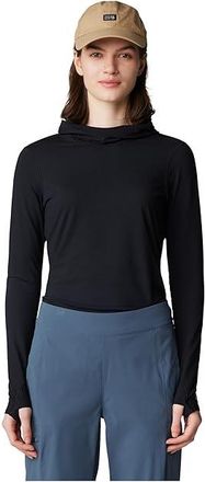 Mountain Hardwear Butter Uptm Hoody Womens Sweatshirt Black : LG, Elastane/Polyester