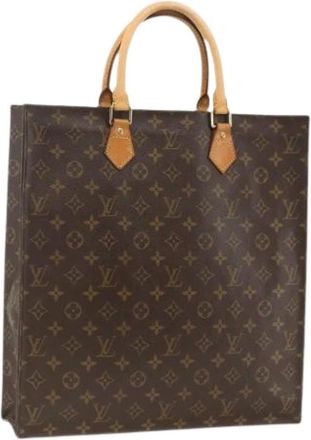 Louis Vuitton Pre-owned Tote Bags, female, Brown, Size: ONE SIZE Pre-owned Sac Plat Tote