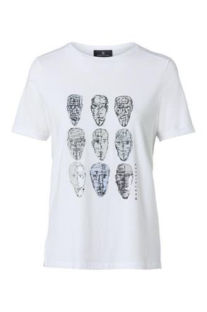 Mart Visser Nine Head Art Tee Grijs