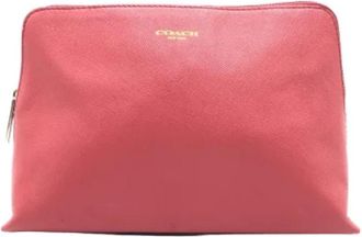 Coach Tweedehands leren handtassen - Dames - Vintage Tassen - Roze - ONE Size - Leer - Vintage