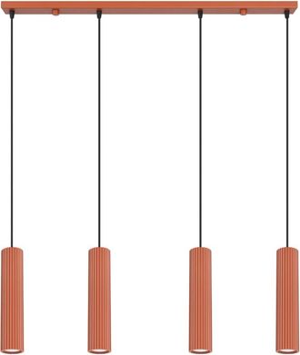 Sollux Lighting L&aacute;mpara colgantes ocre rojo aluminio alt. 120 cm