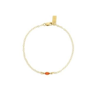 Set & Stones Marquise Birthstone Bracelet in Gold /July at Nordstrom