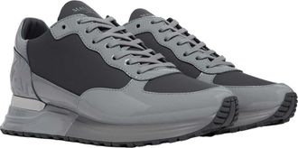 Mallet Footwear Unisex Volwassen Popham Su&egrave;de Sneakers (Grijs/Zwart)