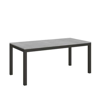 Itamoby Tavolo Da Pranzo Allungabile - Everyday - Colore: Cemento - Dimensioni: 90x180/440 - Bordo: Antracite