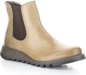 FLY London Salv Chelsea Boot in Taupe Rug at Nordstrom Rack, Size 7-7.5Us / 38Eu
