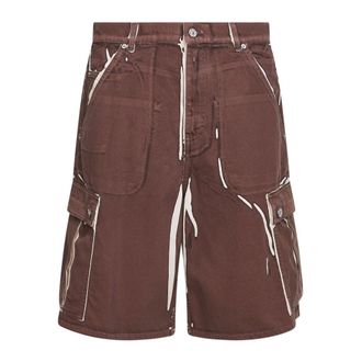 Marni Casual Shorts, male, Brown, Size: W30 Utility Cargo Shorts