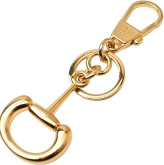 Gucci Pre-owned Accessories, female, Yellow, Size: ONE SIZE Pre-owned Keyring