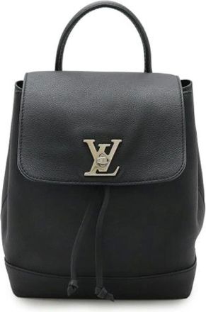 Louis Vuitton Pre-owned Backpacks, female, Black, Size: ONE SIZE Pre-owned Leather louis-vuitton-bags