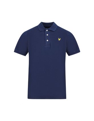 Lyle & Scott Mens Lyle & Scott Indigo Polo Shirt - Navy - Size: 36