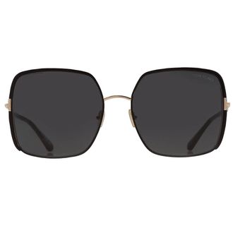 Tom Ford Raphaela Smoke Butterfly Ladies Sunglasses FT1006 02A 60