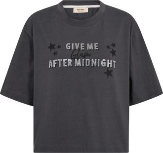 Mos Mosh Tops - Dames - T-shirts - Grijs - XS - Tops