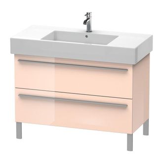 Duravit Duravit X-large Mueble De Pared 6544, 2 Extra&iacute;bles, 1000mm Para Vero 032910 (sin Pulir), Color (frente/cuerpo): Perla De Albaricoque Laca De Alto Bril