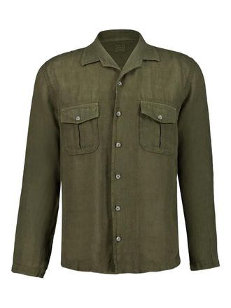 120% Lino linen shirt - Green