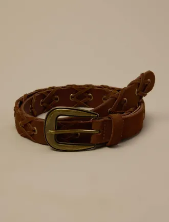 Lucky Brand Suede Laced Belt