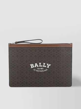 Bally leather clutch bag
