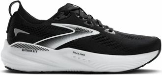 Brooks Mens Glycerin 22 Gts Running Shoes In Black/grey/white