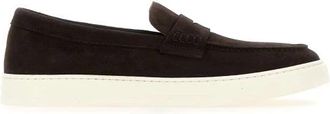 Doucal's Penny Loafer - Heren - Loafers - Bruin - 40 EU - Su&egrave;de - Schoenen