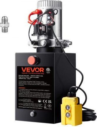 OEM Hydraulikpumpe Hydraulikaggregat 12 V Hydraulikaggregat 1600 W, Einfachwirkende Hydraulikpumpe Hydraulic Power Pack, 5 Gal Tank Hand Pump Hydraulikagg
