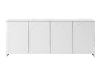 Vente-Unique Sideboard With 4 Doors - White - NALYRA By Maison C&eacute;phy