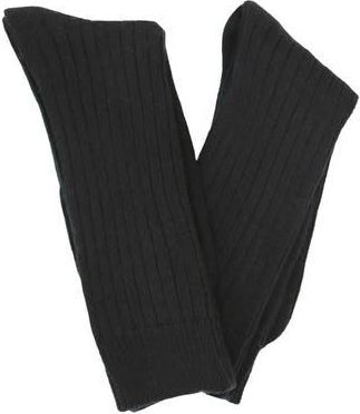 Lorenzo Uomo Ribbed Cashmere Blend Knit Dress Socks - Pack of 2 in Black at Nordstrom Rack