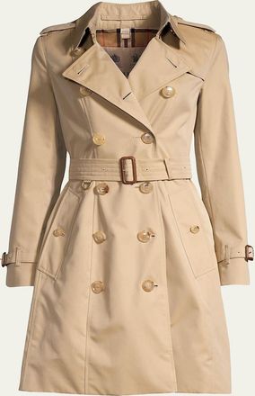 Burberry Chelsea Belted Double-Breasted Trench Coat