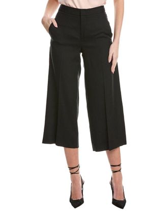 Vince Crop Wide Leg Linen-Blend Pant