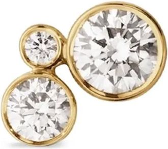 Sophie Bille Brahe 18kt gerecycled geelgouden Petite Stella oorbel met diamant