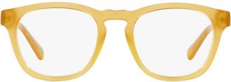 Polo Ralph Lauren Round Full Rim Eyeglasses - Yellow