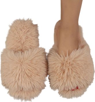 Generic Cute Slippers Ladies Gifts for Women Wide Fit Mens Warm Winter Comfortable Womens Fleece Indoor with Durable Sole Ultimate Home Comfort and Warmth Kha