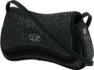 Diesel Womens Play Xs Crossbody Bag Black Synthetic